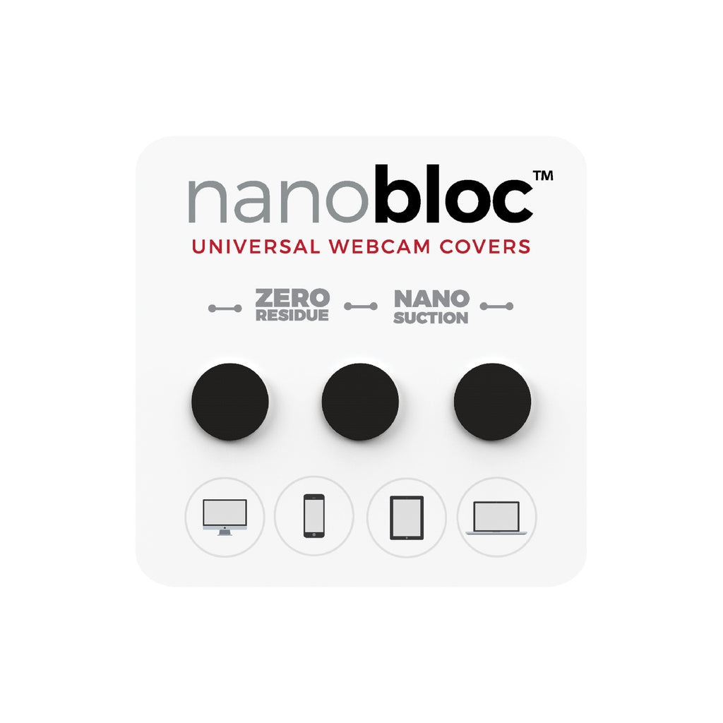 Nanobloc Universal Webcam Cover, Nano Tape Technology