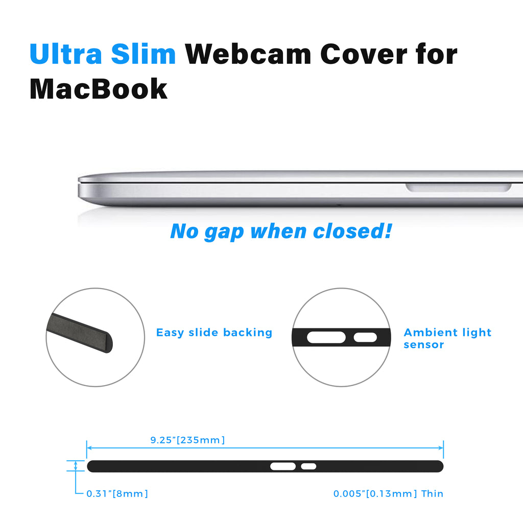 Eyebloc Webcam Cover for MacBook - Professional Series - Eyebloc