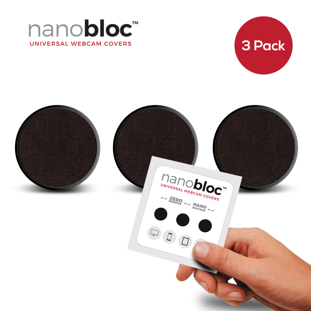 Nanobloc Universal Webcam Cover from Eyebloc - Box of 50 Packs